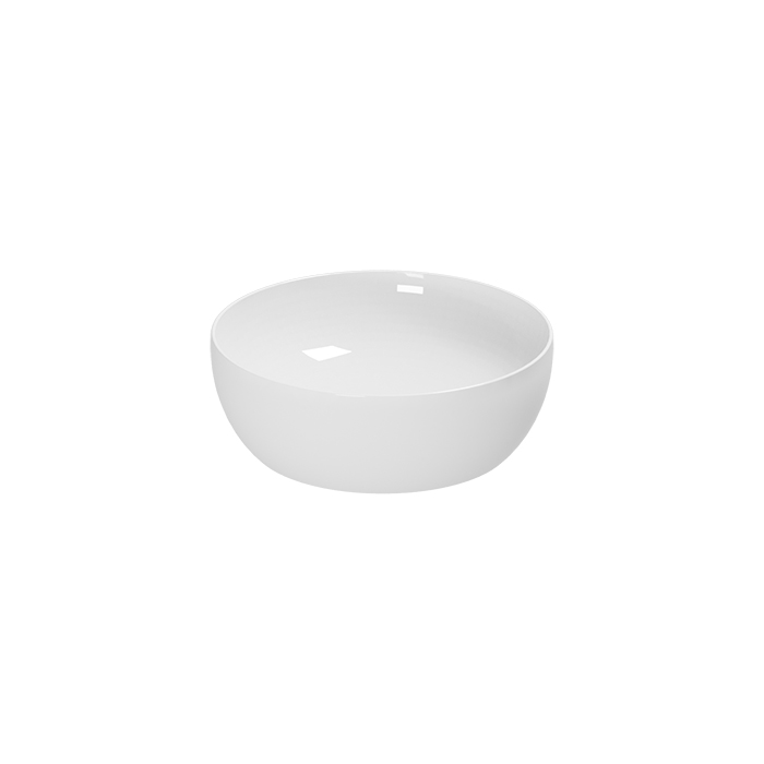 Azzurra Elegance Circle Раковина круглая накладная, без отв, без перелива, цвет: Bianco lucido