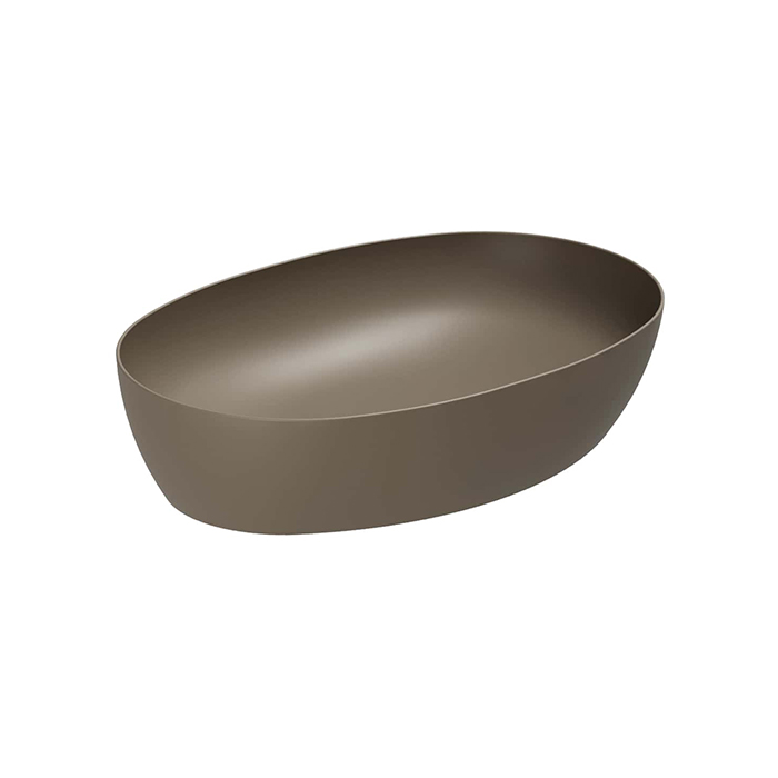 Azzurra Elegance Circle Раковина накладная, без отв, без перелива, цвет: Cacao