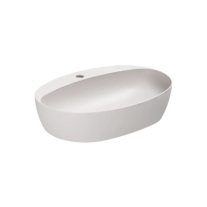 Azzurra Elegance Circle Раковина накладная, 1 отв, без перелива, цвет: Cenere