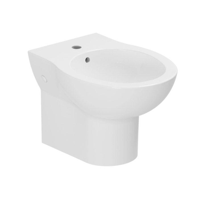 Azzurra Fast Биде подвесное, c 1 отв, с крепежом, цвет: Bianco lucido