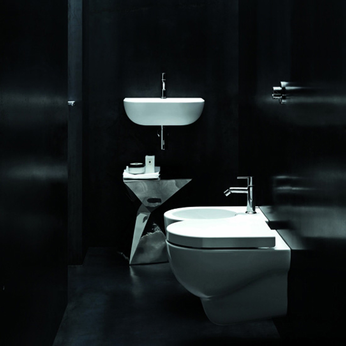 Azzurra Nuvola Mini Унитаз подвесной, 3L Water Saving, с сиденьем, цвет: Bianco lucido