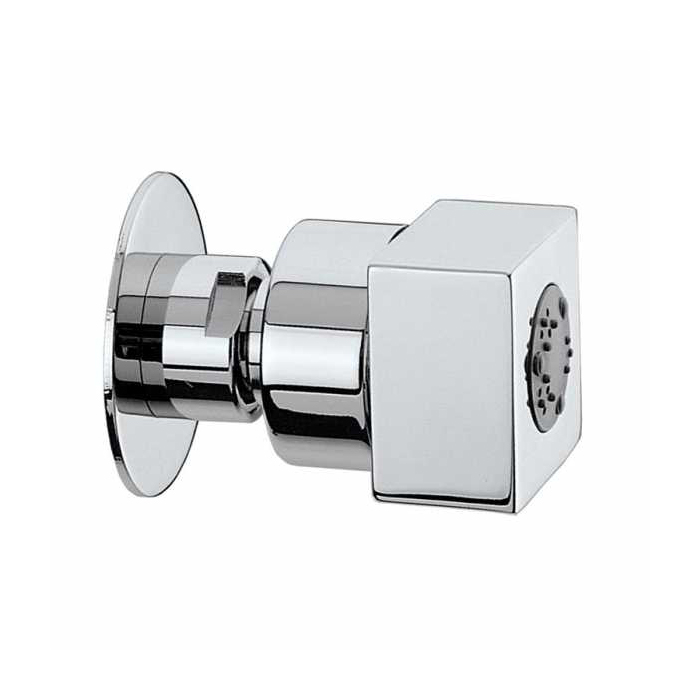 Bossini Cubic Mas Форсунка для душа, боковая, поворотная, цвет: хром