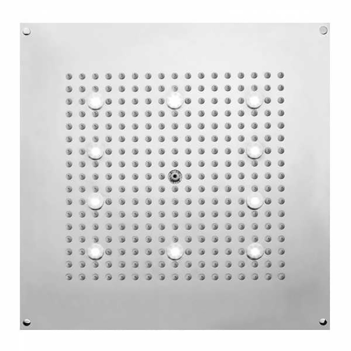 BOSSINI DREAM-CUBE Верхний душ, с 10 LED (белый), блок питания/управления, цвет: Никель шлифованный