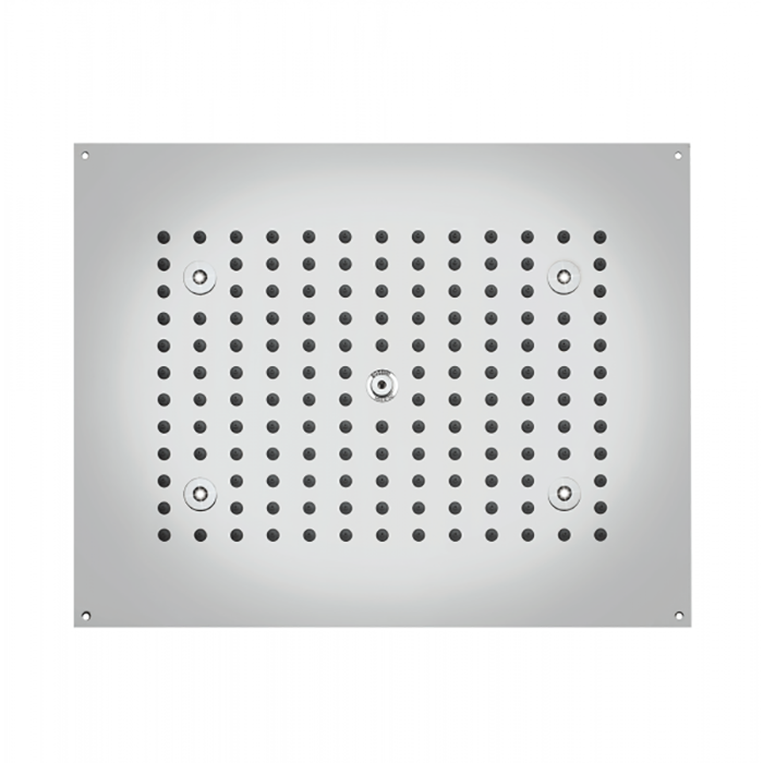 BOSSINI DREAM-RECTANGULAR Верхний душ с 4 LED RGB, блок питания/управления, Cromoterapia, цвет: хром