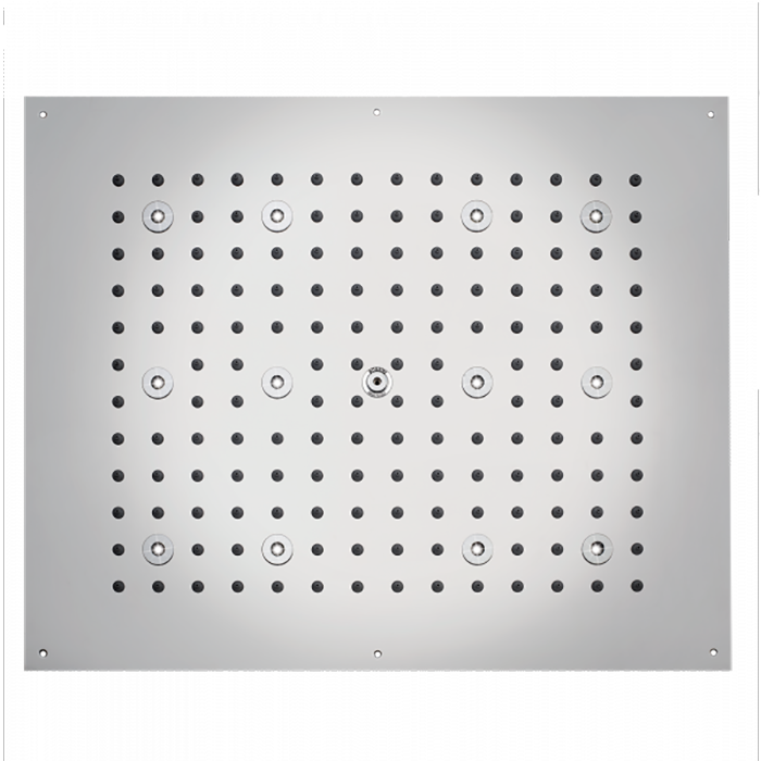 BOSSINI DREAM-RECTANGULAR Верхний душ, с 12 LED (белый), блок питания/управления, цвет: хром