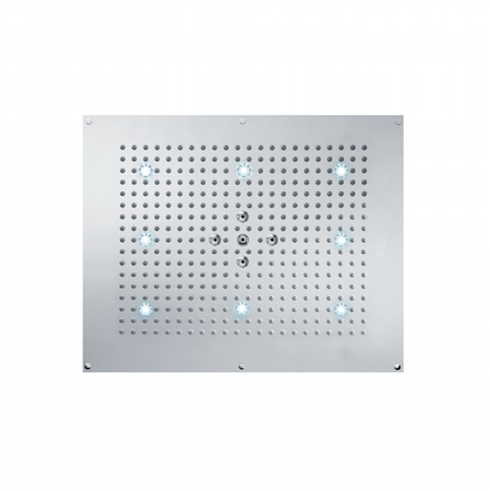BOSSINI Dream Верхний душ, с 8 LED RGB, 2 режима (дождь, распыление), блок питания/управления, Cromoterapia, цвет: хром