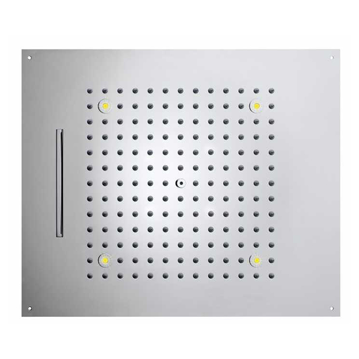 Bossini Dream Верхний душ, с 4 LED RGB, 2 режима, потолочный, цвет: хром