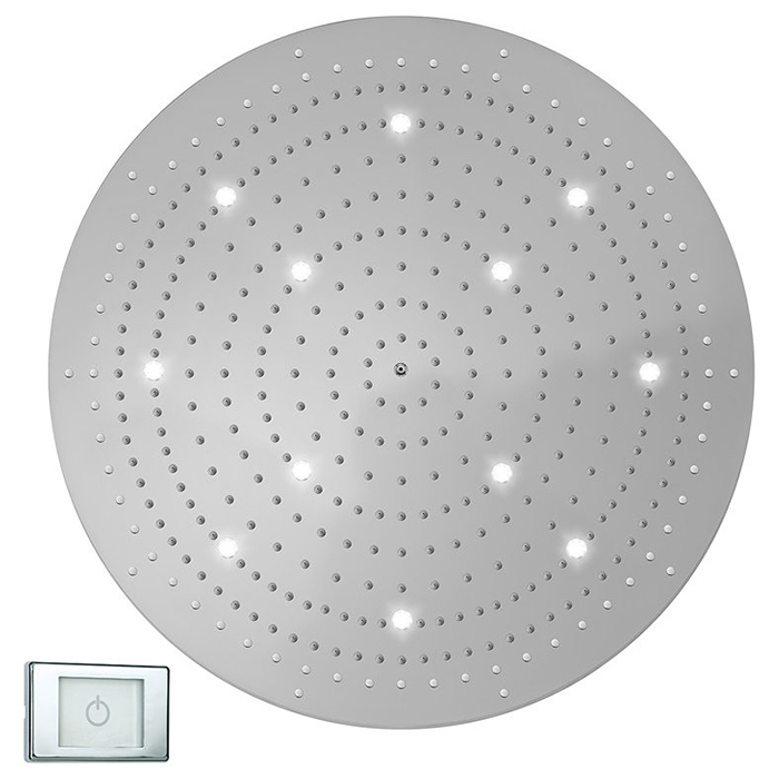 BOSSINI DREAM-XL OK Верхний душ, с 12 LED (белый), блок питания/управления, цвет: хром
