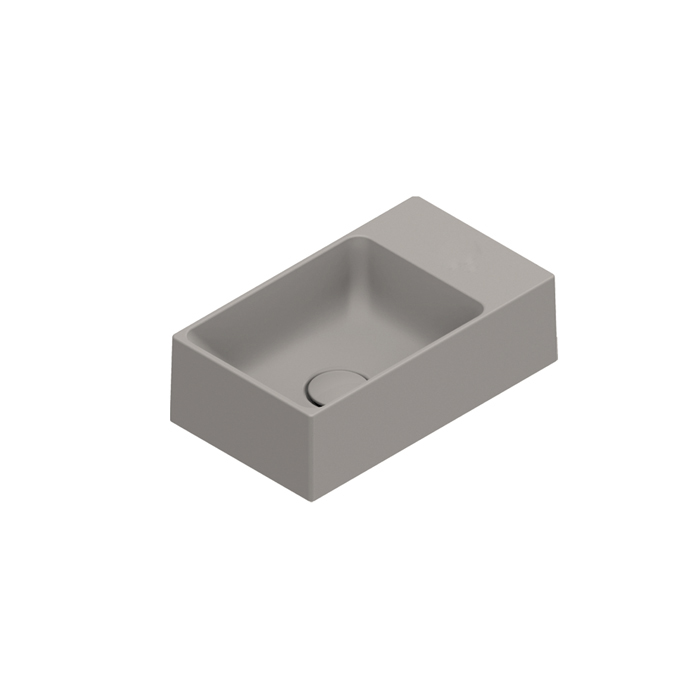Catalano Premium Раковина, без отв, цвет: Tortora Satinato
