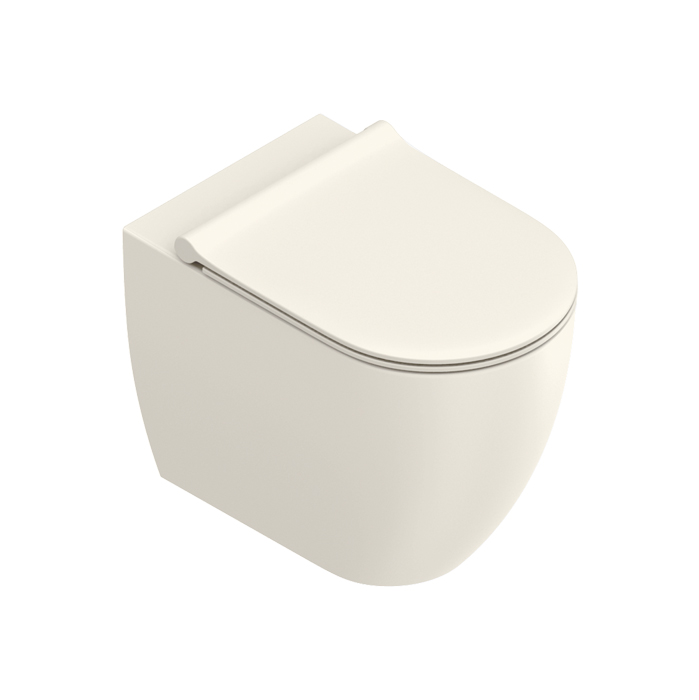 Catalano Sfera Унитаз напольный, безободковый, смыв Tornado, покрытие Twinglaze+, цвет: Lino Satinato
