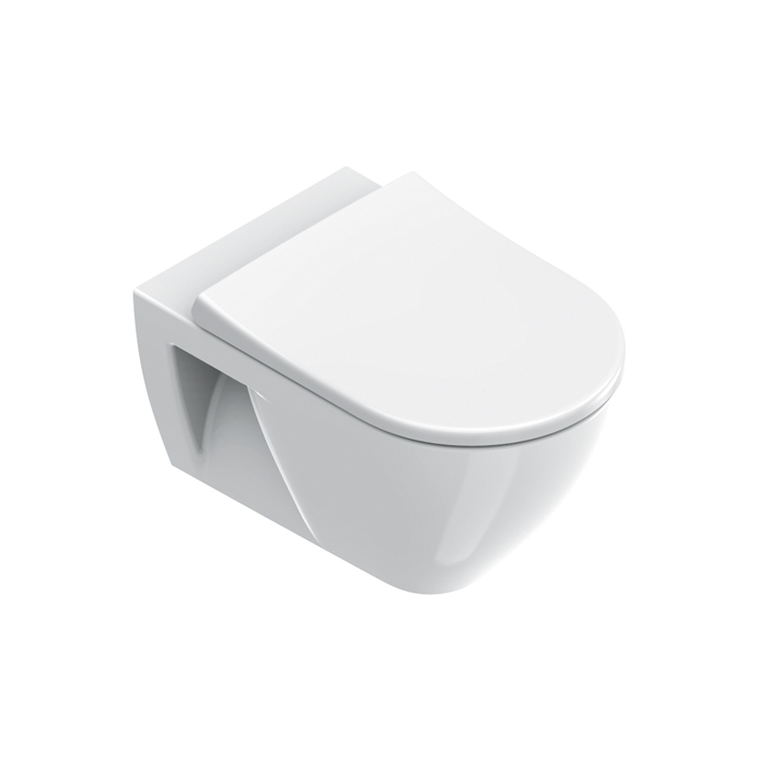 Catalano Sfera Унитаз подвесной, безободковый, смыв Tornado, покрытие Cataglaze+, цвет: белый глянцевый