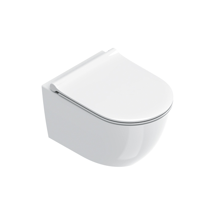 Catalano Sfera Унитаз подвесной, безободковый, смыв Tornado, покрытие Cataglaze+, цвет: белый глянцевый