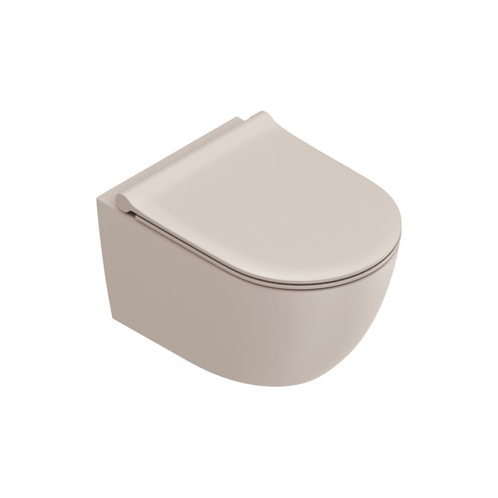 Catalano Sfera Унитаз подвесной, безободковый, смыв Tornado, покрытие Twinglaze+, цвет: Seta Satinato