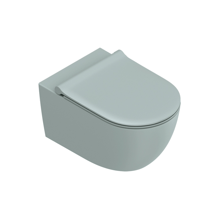 Catalano Sfera Унитаз подвесной, безободковый, смыв Tornado, покрытие Twinglaze+, цвет: Aqua Satinato
