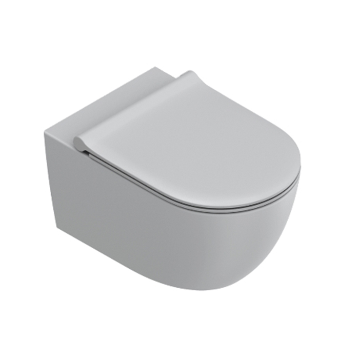 Catalano Sfera Унитаз подвесной, безободковый, смыв Tornado, покрытие Twinglaze+, цвет: Cemento Satinato