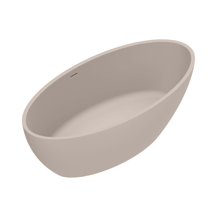 Catalano Solid Ванна отдельностоящая, с переливом, сифон в комплекте, цвет: Seta Satinato