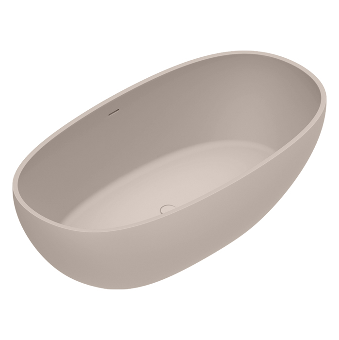 Catalano Solid Ванна отдельностоящая, с переливом, сифон в комплекте, цвет: Seta Satinato