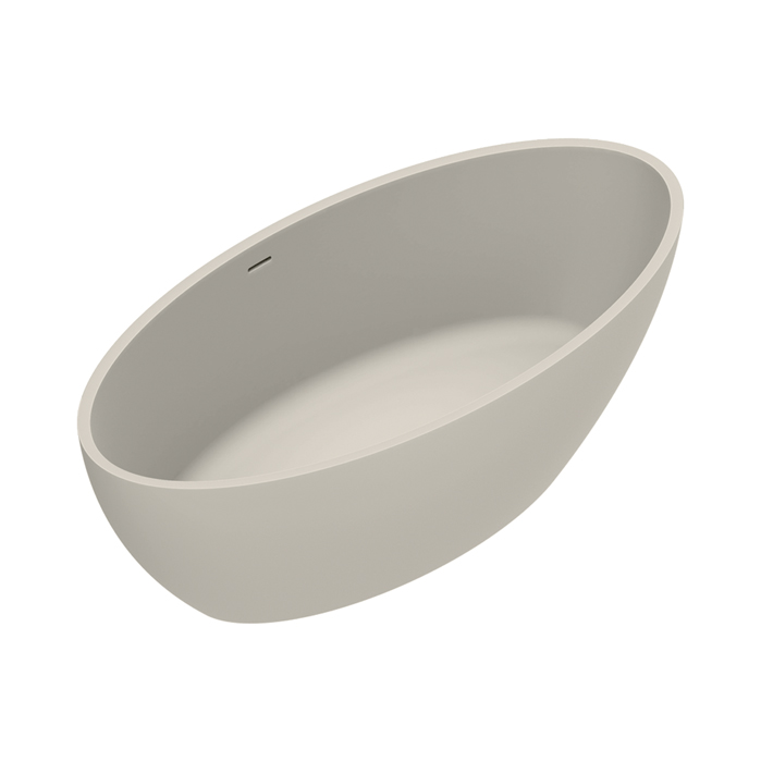 Catalano Solid Ванна отдельностоящая, с переливом, сифон в комплекте, цвет: Sabbia Satinato