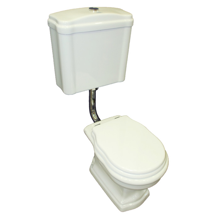 Ceramica Althea ROYAL унитаз напольный приставной, слив в пол, белый