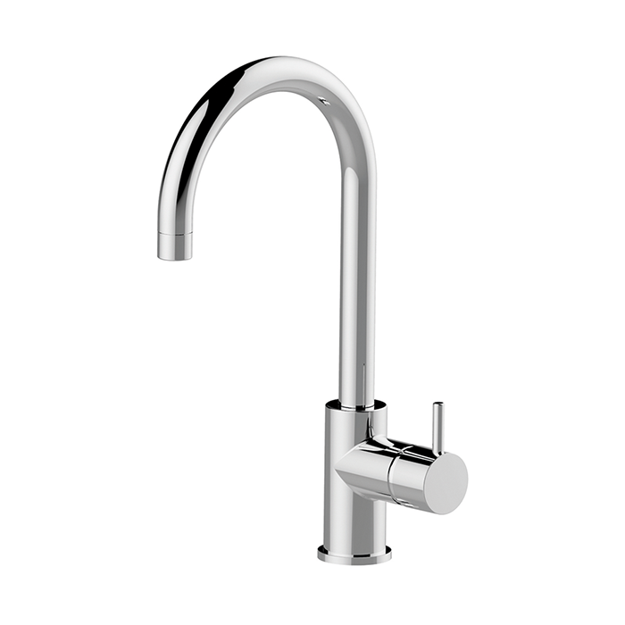 Cisal Less New Смеситель для раковины, на 1 отв, цвет: хром