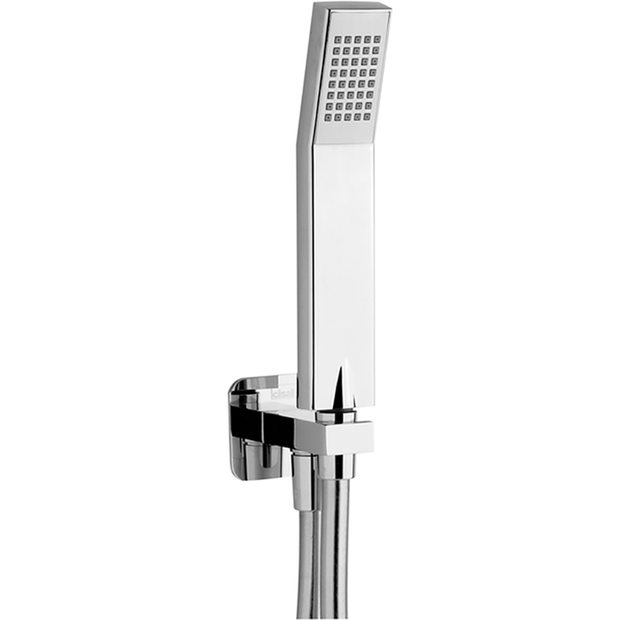 CISAL Shower Душевой гарнитур:ручная лейка,шланг,вывод с держателем, цвет: хром