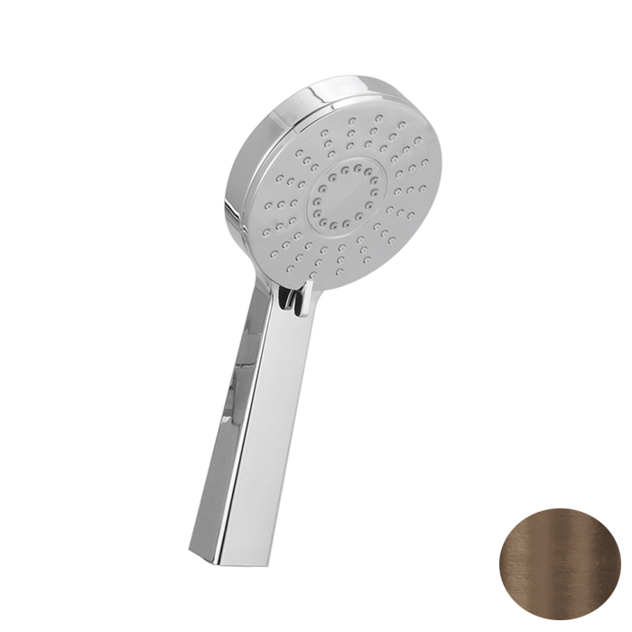 Cisal Shower Ручной душ, три типа струи, цвет: темная матовая латунь