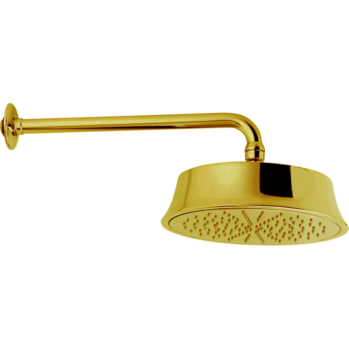 CISAL Shower Верхний душ с настенным держателем, цвет: золото