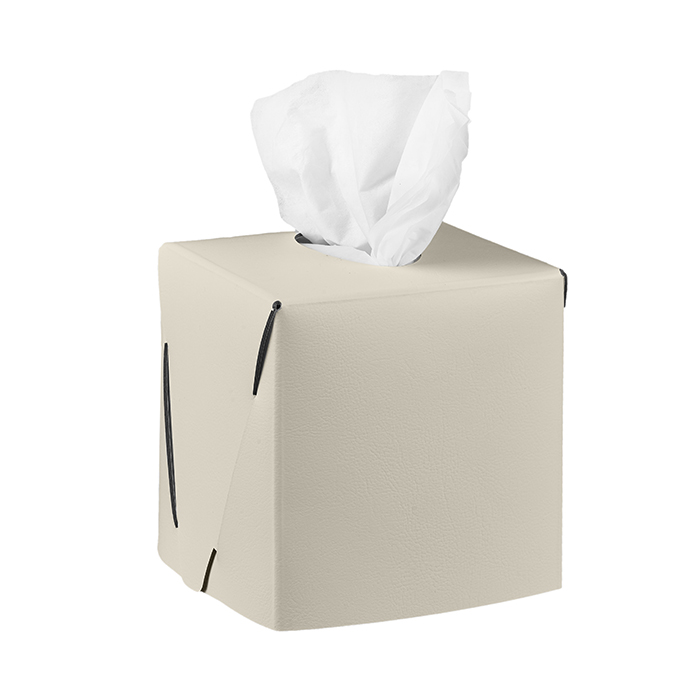 Colombo Adj Салфетница Kleenex, цвет: панна котта/белый