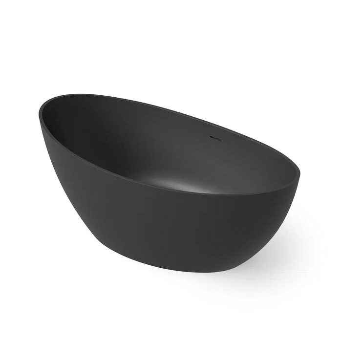 Dea Design Elegant Ванна, отдельностоящая, Solid Surface, цвет: Black №16