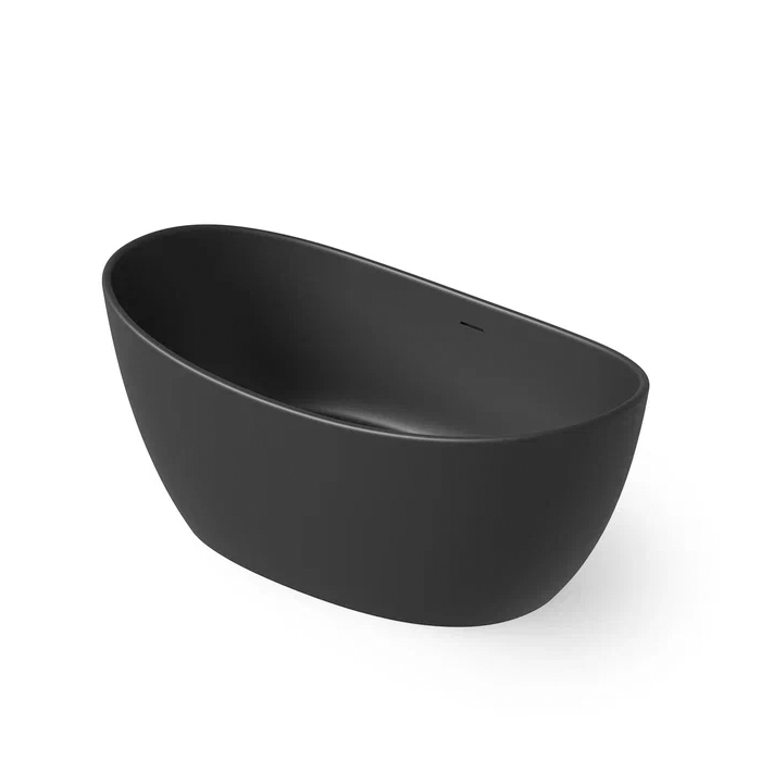 Dea Design Elegant Ванна, отдельностоящая, Solid Surface, цвет: Black №16