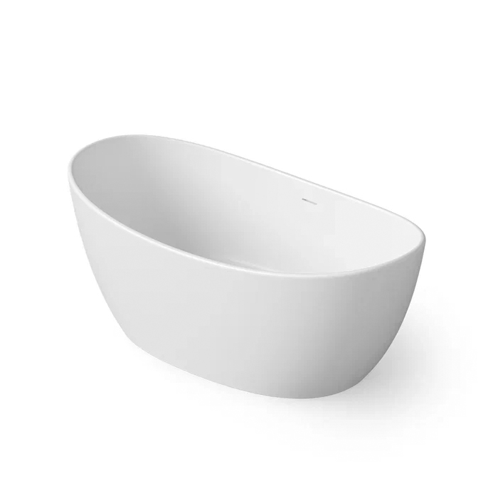 Dea Design Elegant Ванна, отдельностоящая, Solid Surface, цвет: White №18
