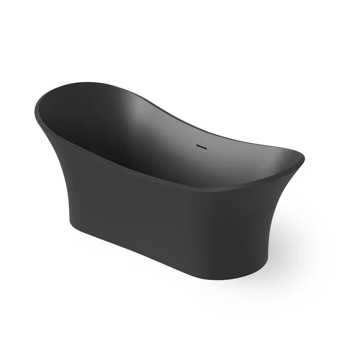 Dea Design Elegant Ванна, отдельностоящая, Solid Surface, цвет: Black №16