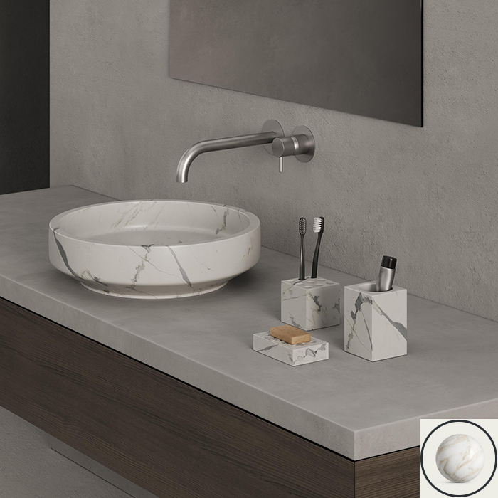 Dea Design Контейнер, настольный, цвет: Calacatta Vagli