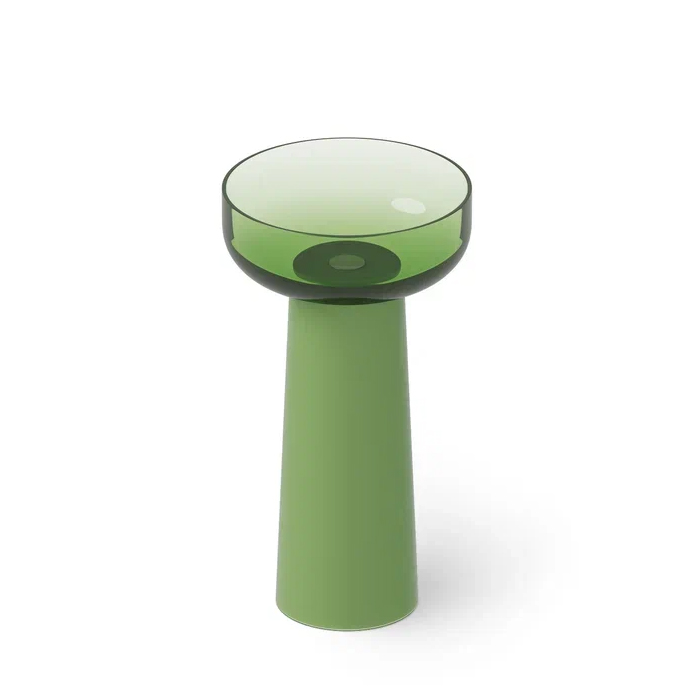 Dea Design Pedestal Basin Раковина, напольная, без отв, Glasstech, прозрачная смола, цвет: Emerald R3
