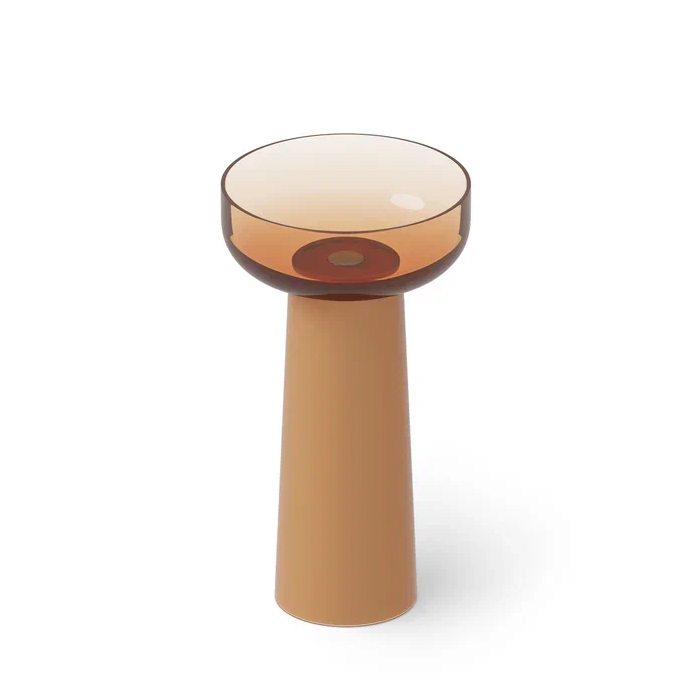 Dea Design Pedestal Basin Раковина, напольная, без отв, Glasstech, прозрачная смола, цвет: Sunset R1