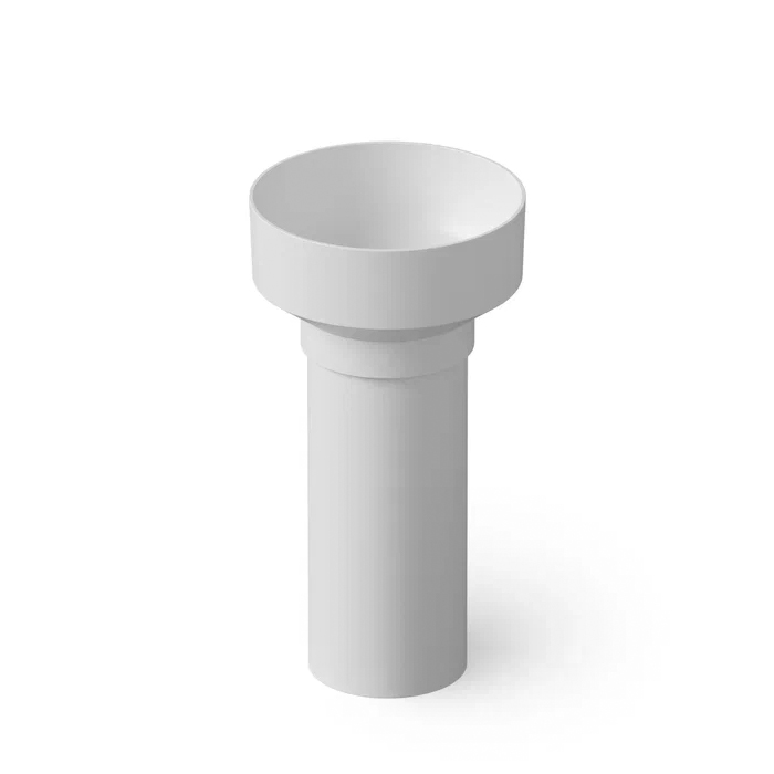 Dea Design Pedestal Basin Раковина, напольная, без отв, Solid Surface, цвет: White №18