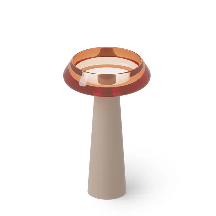 Dea Design Pedestal Basin Раковина, напольная, без отв, Glasstech, прозрачная смола, цвет: Brown Copper R9