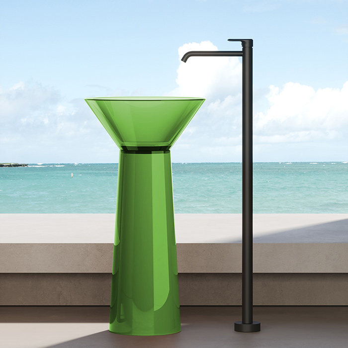 Dea Design Pedestal Basin Раковина напольная, цвет: emerald