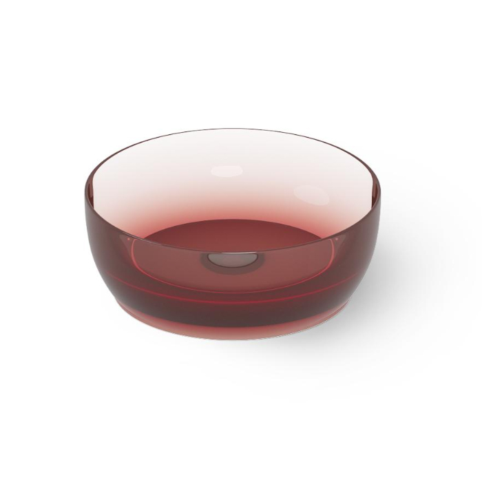 Dea Design Раковина, накладная, без отв, цвет: pomegranate