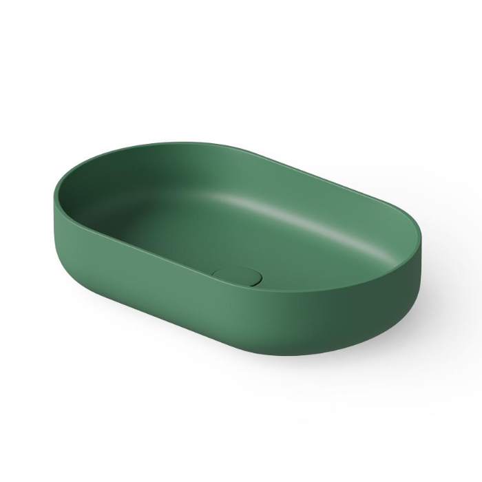 Dea Design Раковина, накладная, без отв, цвет: classic green