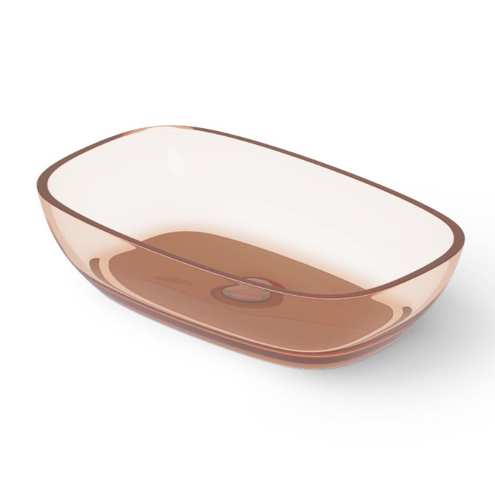Dea Design Раковина, накладная, без отв, цвет: brown copper