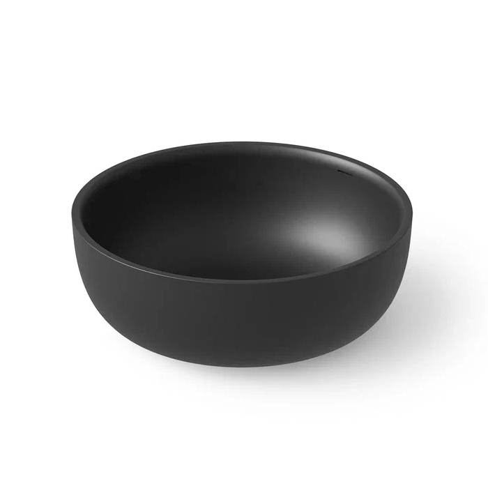 Dea Design Round Ванна, отдельностоящая, Solid Surface, цвет: Black №16