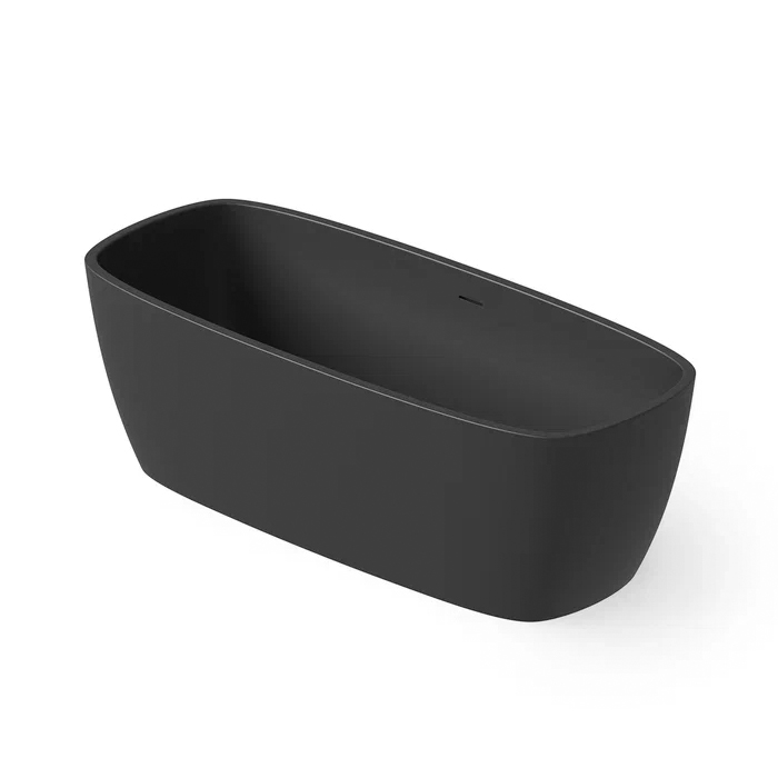 Dea Design Soul Ванна, отдельностоящая, Solid Surface, цвет: Black №16