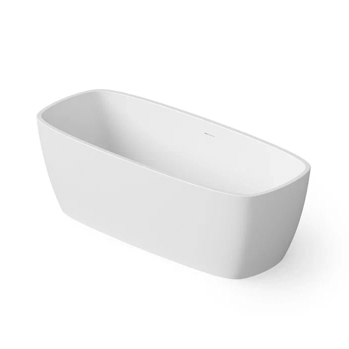 Dea Design Soul Ванна, отдельностоящая, Solid Surface, цвет: White №18