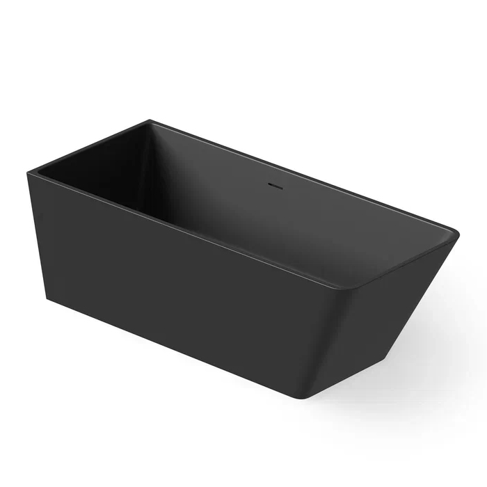 Dea Design Soul Ванна, отдельностоящая, Solid Surface, цвет: Black №16