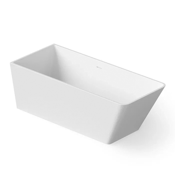 Dea Design Soul Ванна, отдельностоящая, Solid Surface, цвет: White №18