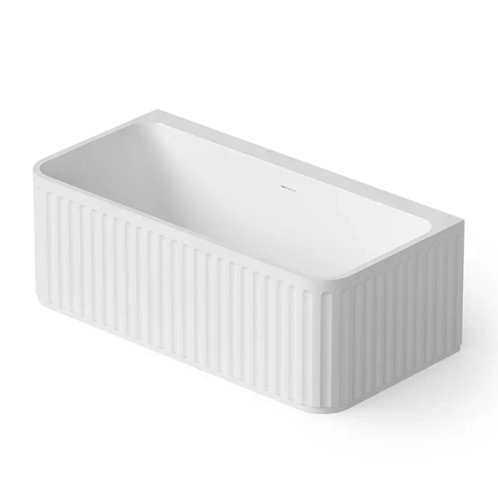 Dea Design Stripes Ванна, отдельностоящая, Solid Surface, цвет: White №18