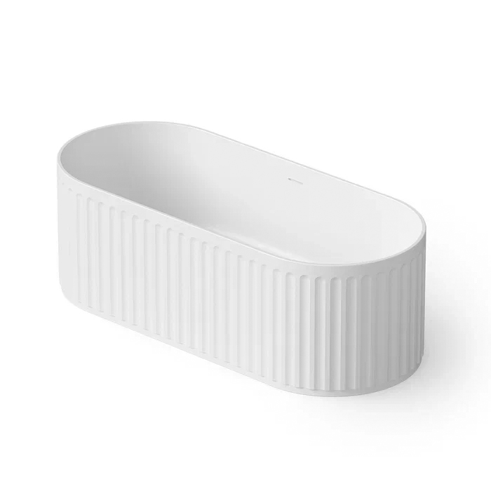 Dea Design Stripes Ванна, отдельностоящая, Solid Surface, цвет: White №18