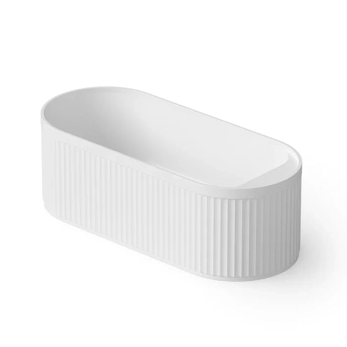Dea Design Stripes Ванна, отдельностоящая, Solid Surface, цвет: White №18