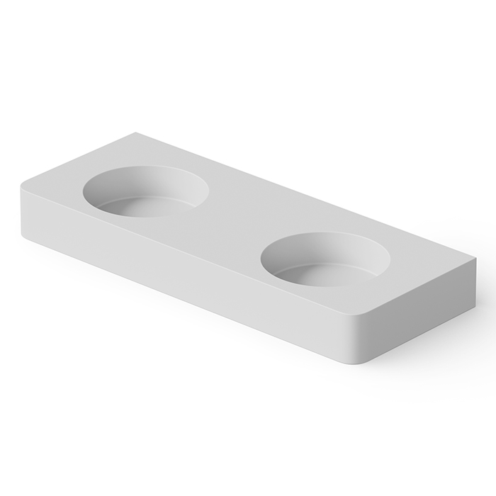 Dea Design Washbasins Раковина, накладная, без отв, Solid Surface, цвет: White №18